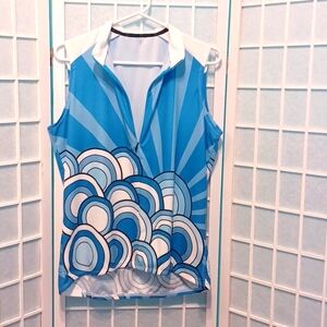 Sugoi blue cycling shirt 5869